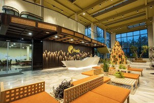 Siddeområde i lobbyen