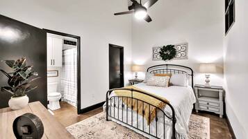 2 bedrooms, iron/ironing board, travel crib, free WiFi