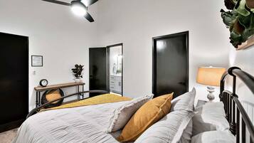 2 bedrooms, iron/ironing board, travel crib, free WiFi