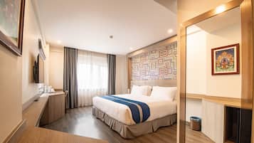 Deluxe King or Twin Room | 高級寢具、迷你吧、房內夾萬、獨特設計