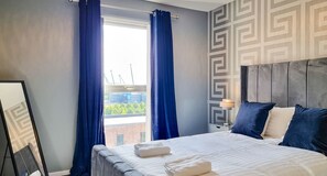 1 soverom, strykejern/-brett, reiseseng for barn og wi-fi (inkludert)