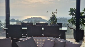 Blick von der Unterkunft