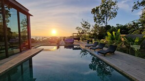 Luxury Villa, 3 Bedrooms, Non Smoking, Sea View | Terrace/patio