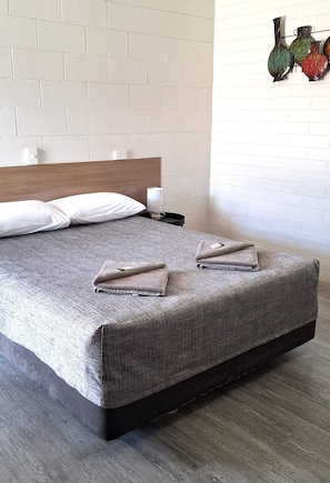 Economy Room, 1 Queen Bed, Ensuite | Desk, laptop workspace, blackout drapes, iron/ironing board - Burdekin Motor Inn (Home Hill)