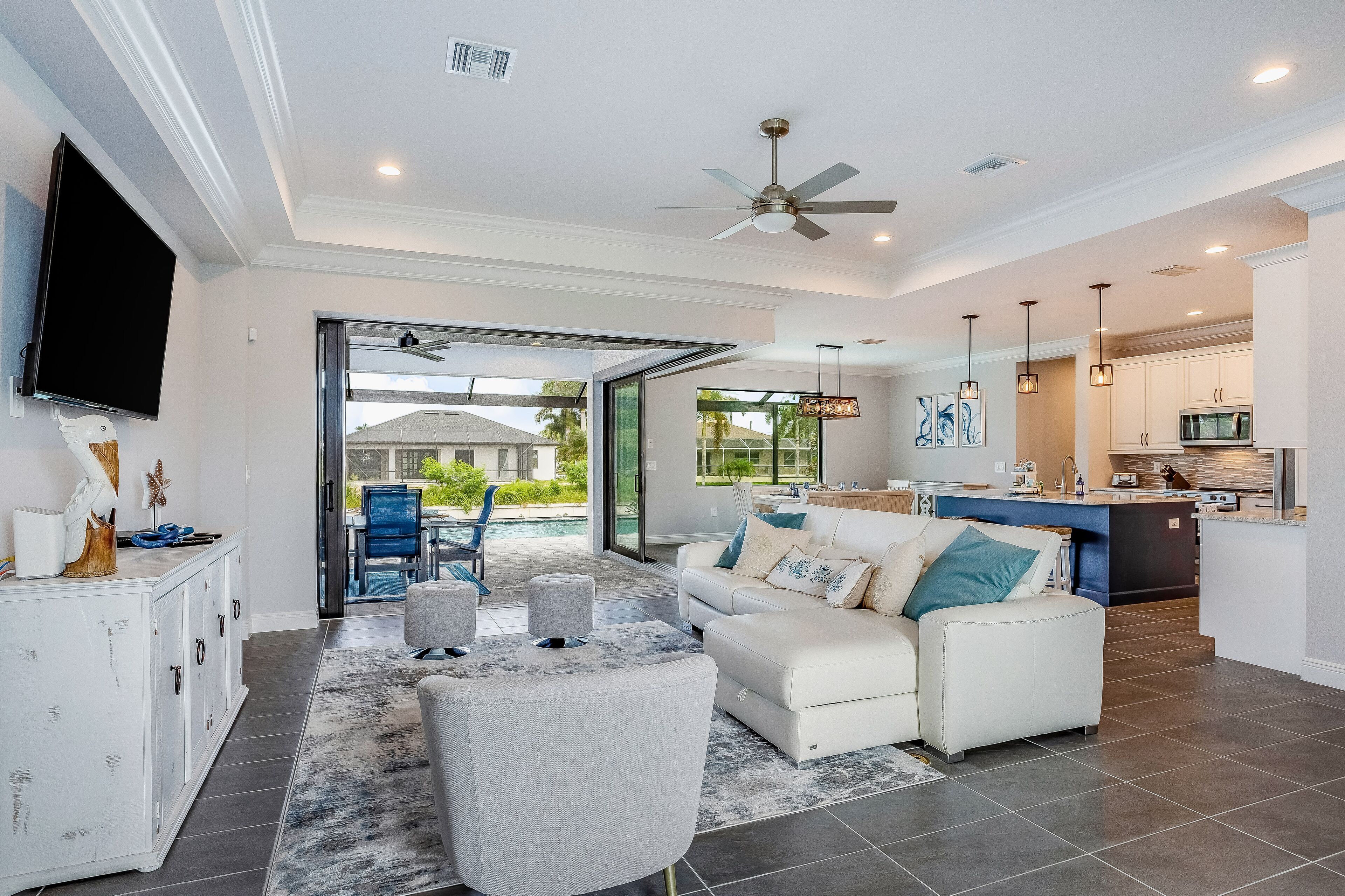 Televisie en een videogameconsole