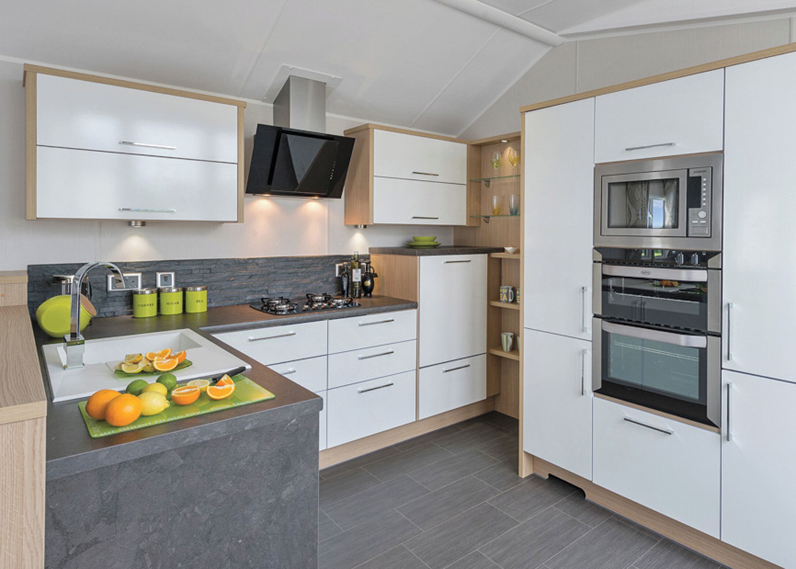 Refrigerador, horno, parrilla de estufa y lavavajillas 