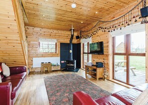 Flachbildfernseher, Kamin