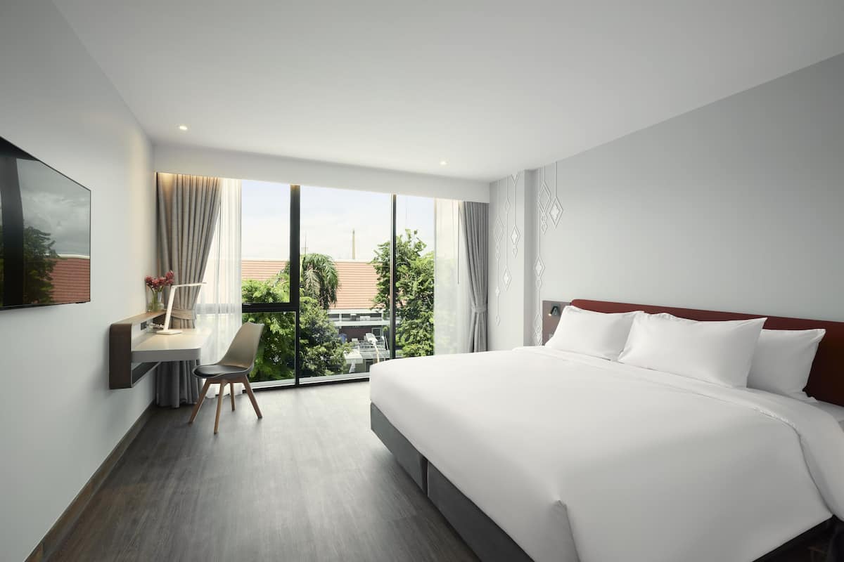 Ropa de cama hipoalergénica y minibar