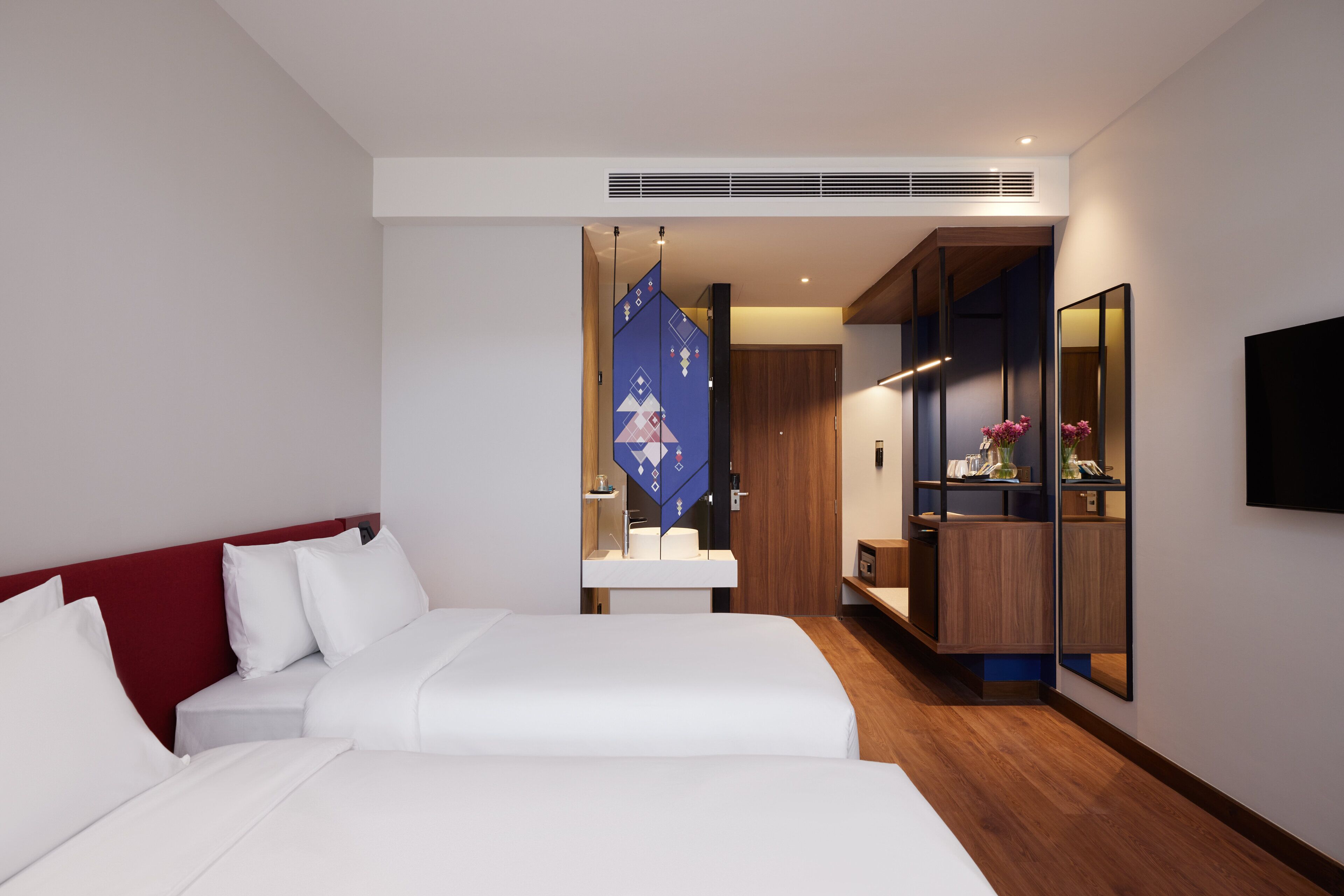 Superior Room, 2 Twin Beds | Minibar, in-room safe, desk, laptop workspace