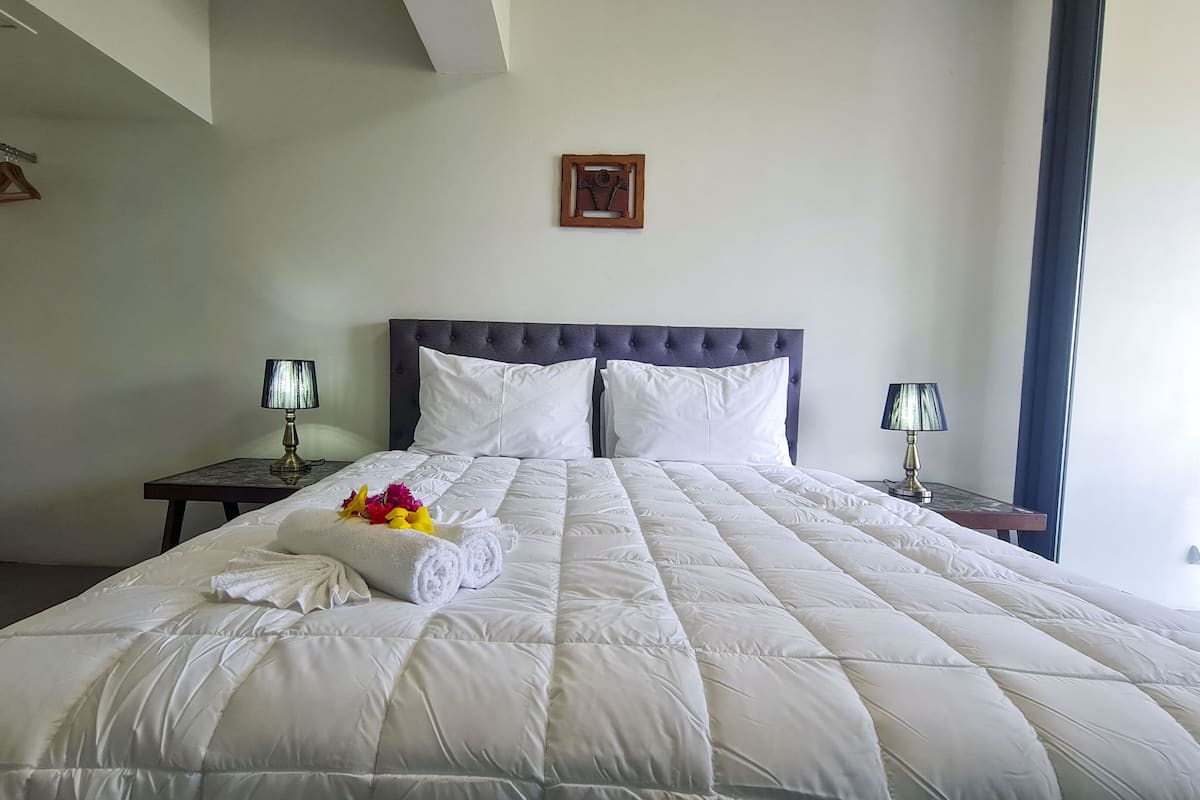 2 slaapkamers, een strijkplank/strijkijzer, gratis wifi, beddengoed