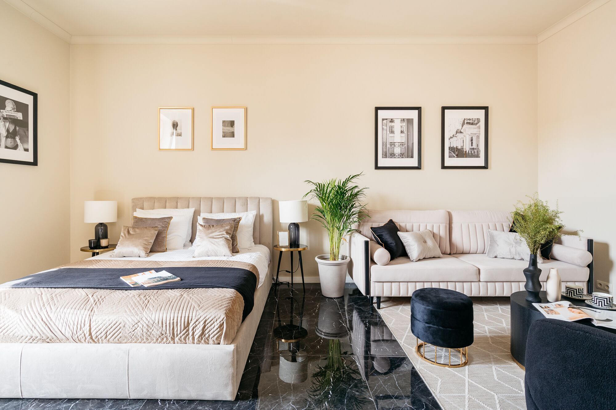 Premium bedding, individually decorated, individually furnished