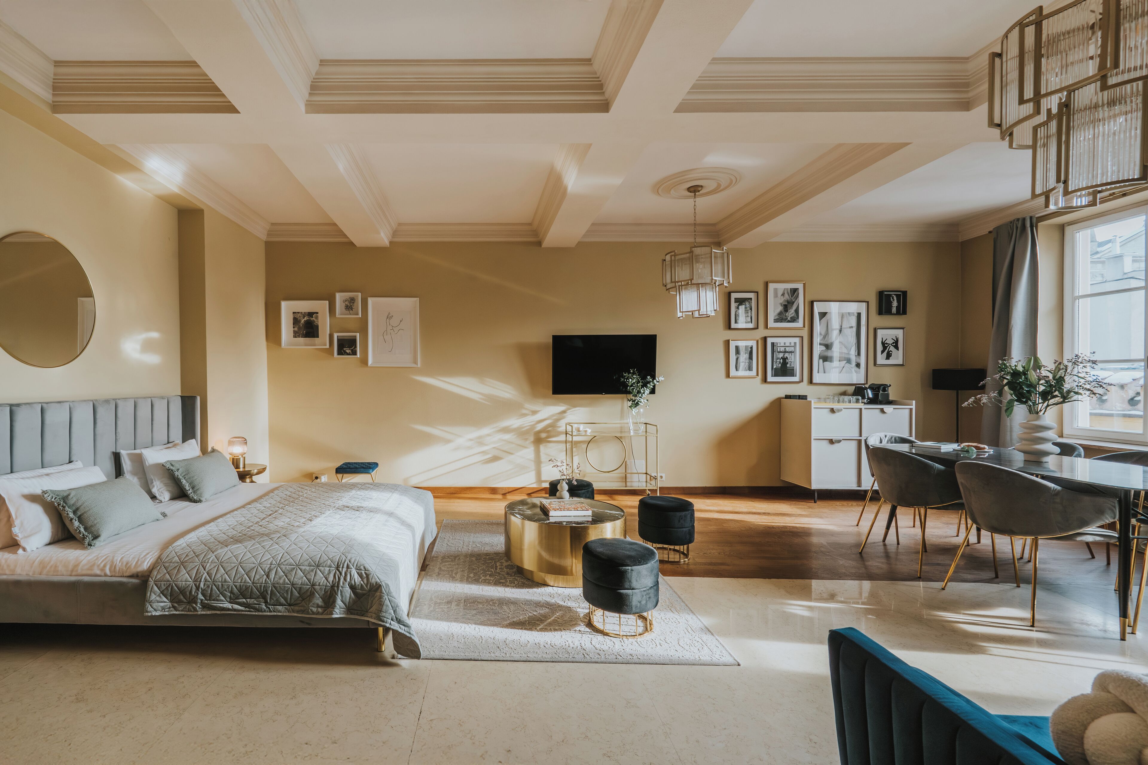 Executive Penthouse (with a view of Wawel) | Individually decorated, individually furnished, blackout drapes