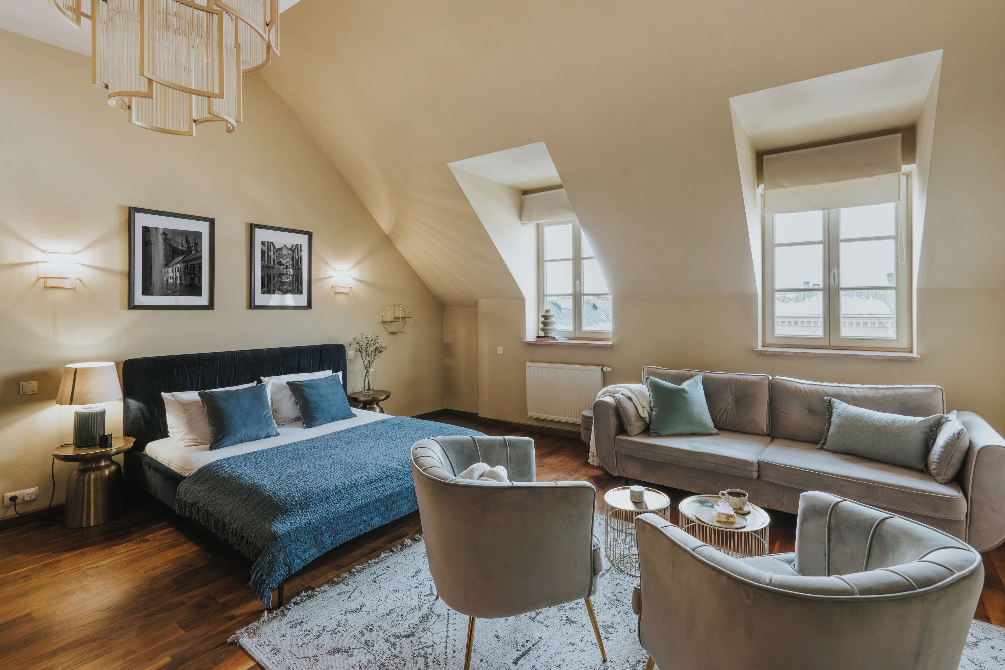 Standard-Studio | Individuell dekoriert, individuell eingerichtet, Verdunkelungsvorhänge