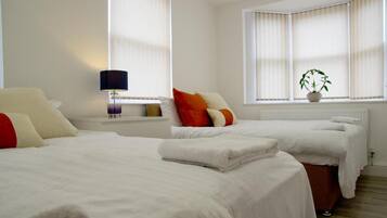 Apartemen | 2 kamar tidur, Wi-Fi gratis, dan seprai linen