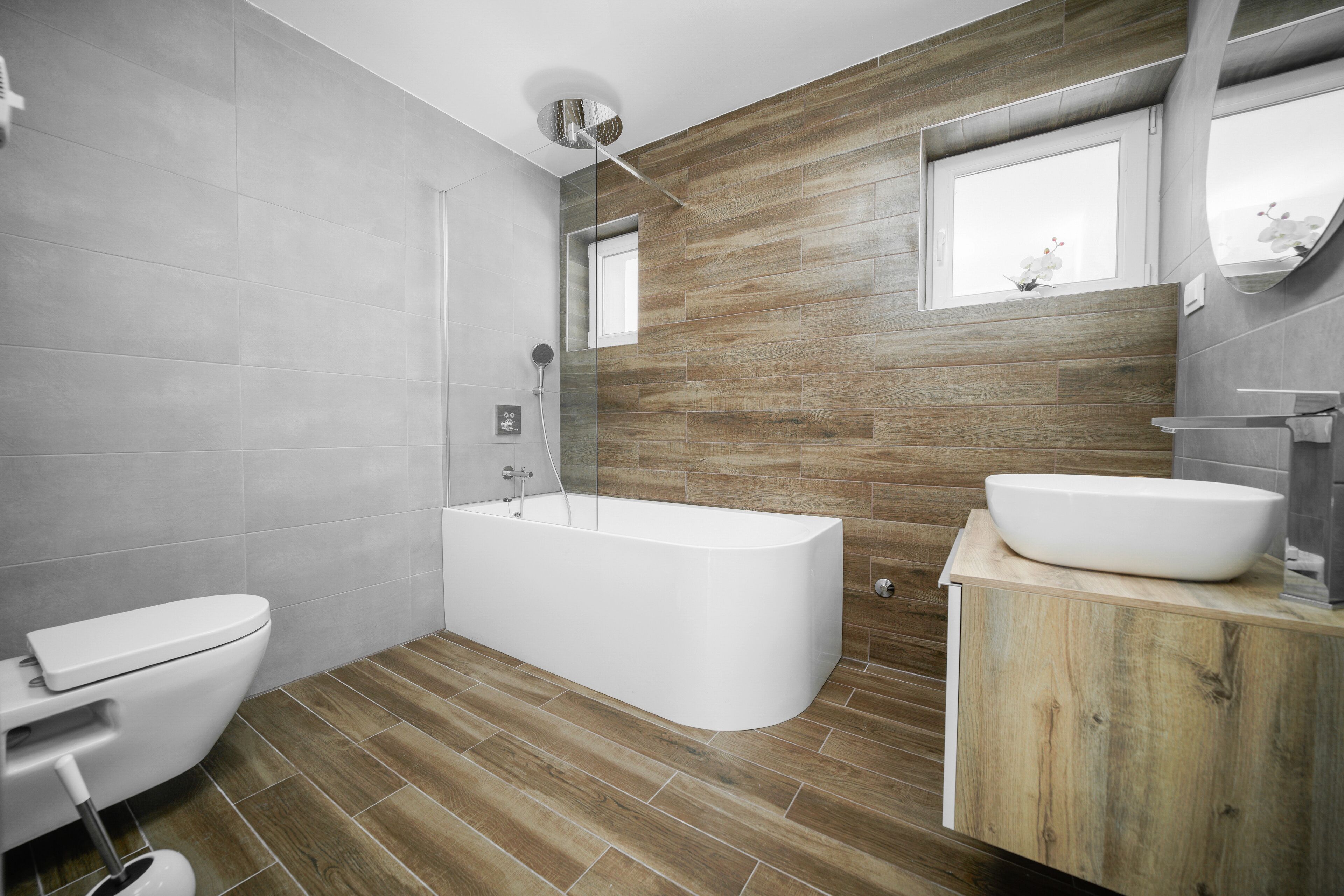 Apartment, Mehrere Betten | Badezimmer | Duschwanne, Komfortbadewanne, Haartrockner, Handtücher