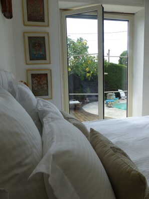 Exclusive Double Room, Non Smoking, Pool View | Individually decorated, individually furnished, blackout curtains - Blue Dream Cannes Guesthouse (Cannes)