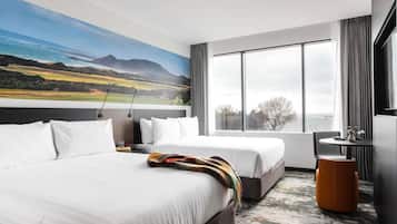 Superior Double or Twin Room, 2 Queen Beds, Ocean View | Premium bedding, minibar, in-room safe, individually decorated