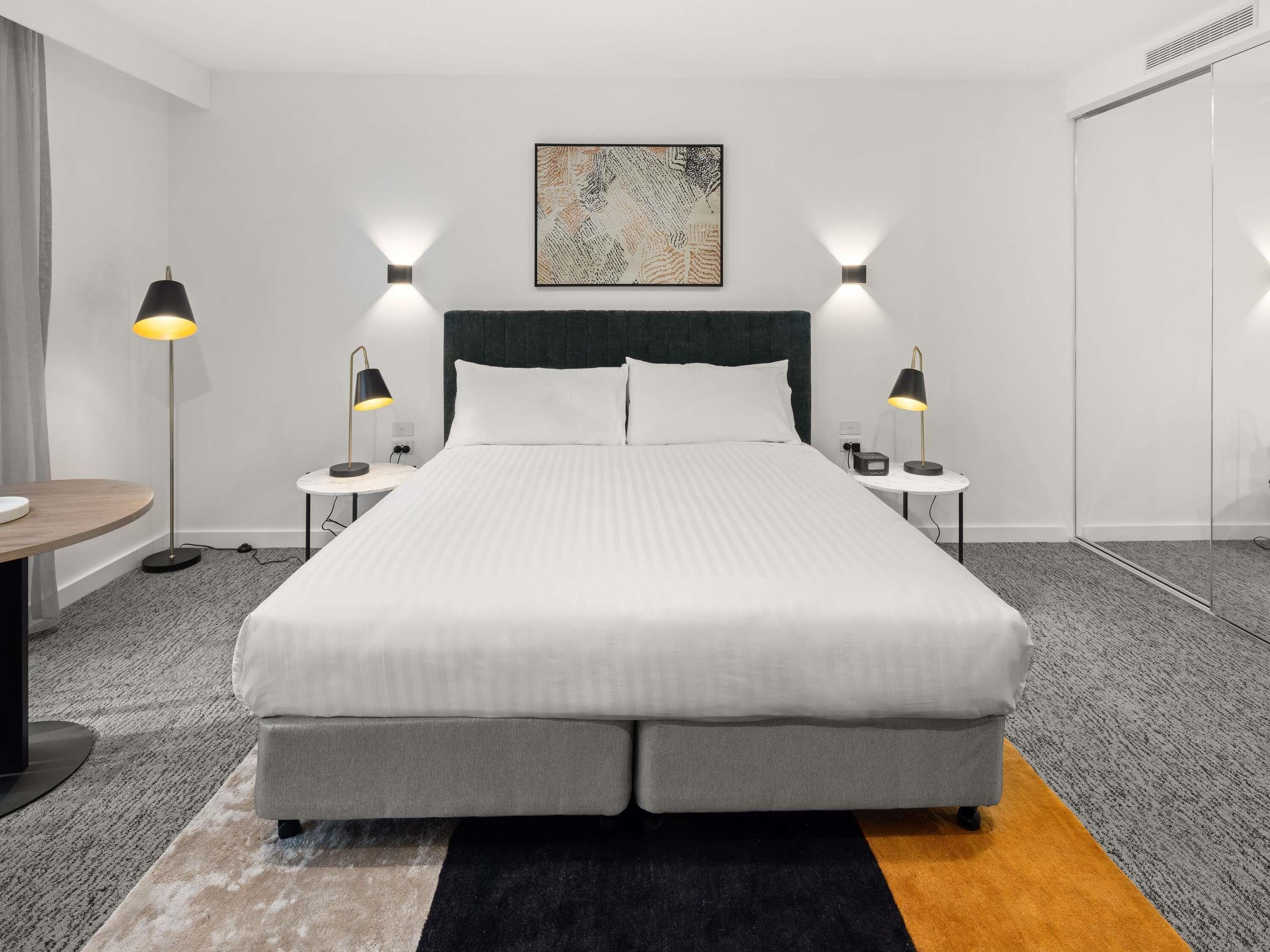 Memory foam beds, in-room safe, desk, laptop workspace