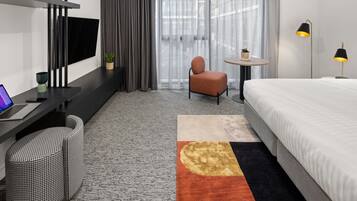 Studio, 1 Double Bed, Mezzanine | Memory-foam beds, in-room safe, desk, laptop workspace