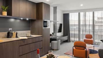 Apartment, 2 Bedrooms | Memory-foam beds, in-room safe, desk, laptop workspace