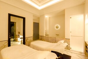 Behandlingsrum til par, sauna, dampbad, tyrkisk bad/hammam