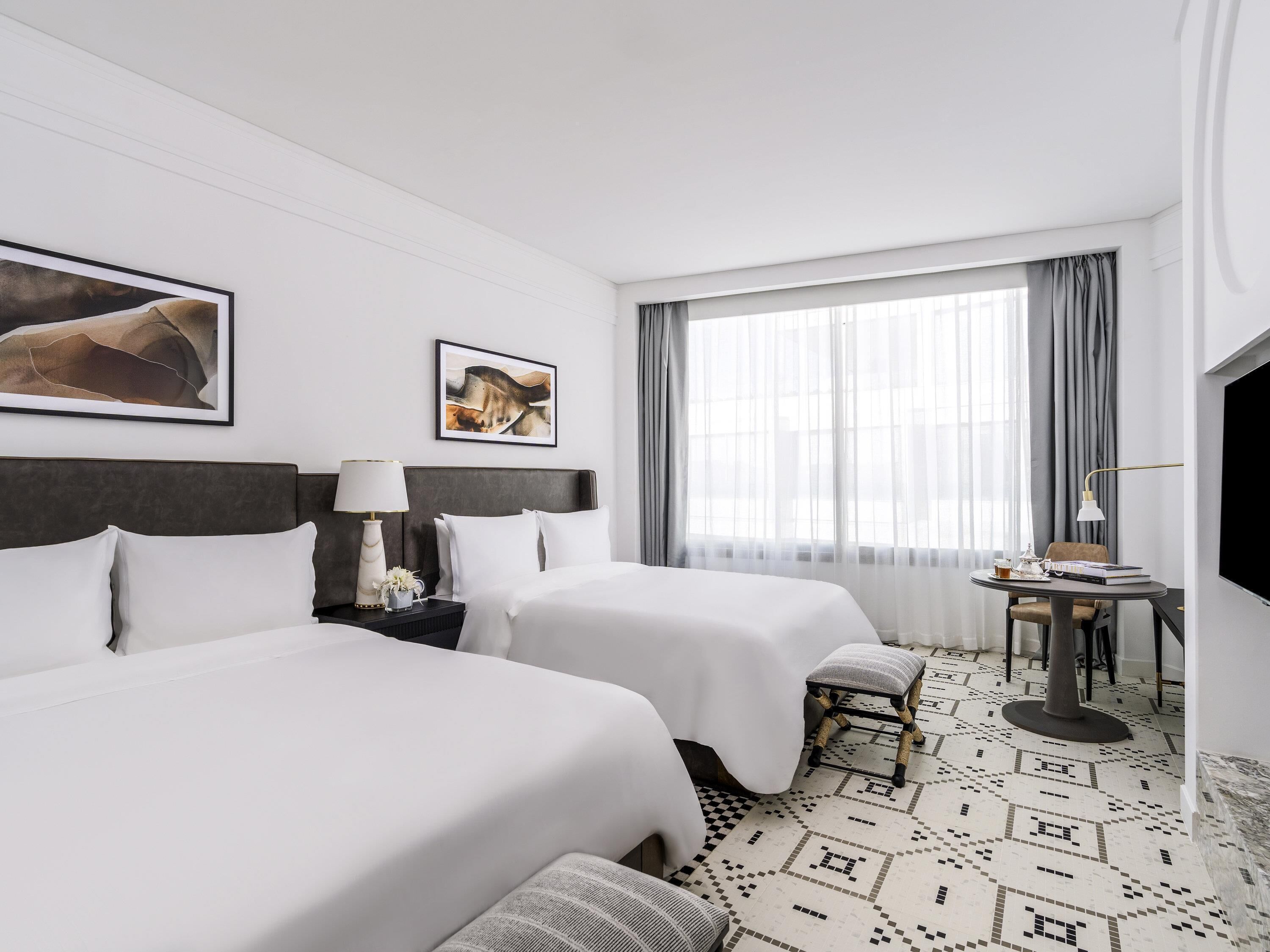 Fairmont, Room, 2 Queen Beds | Premium bedding, pillowtop beds, minibar, in-room safe
