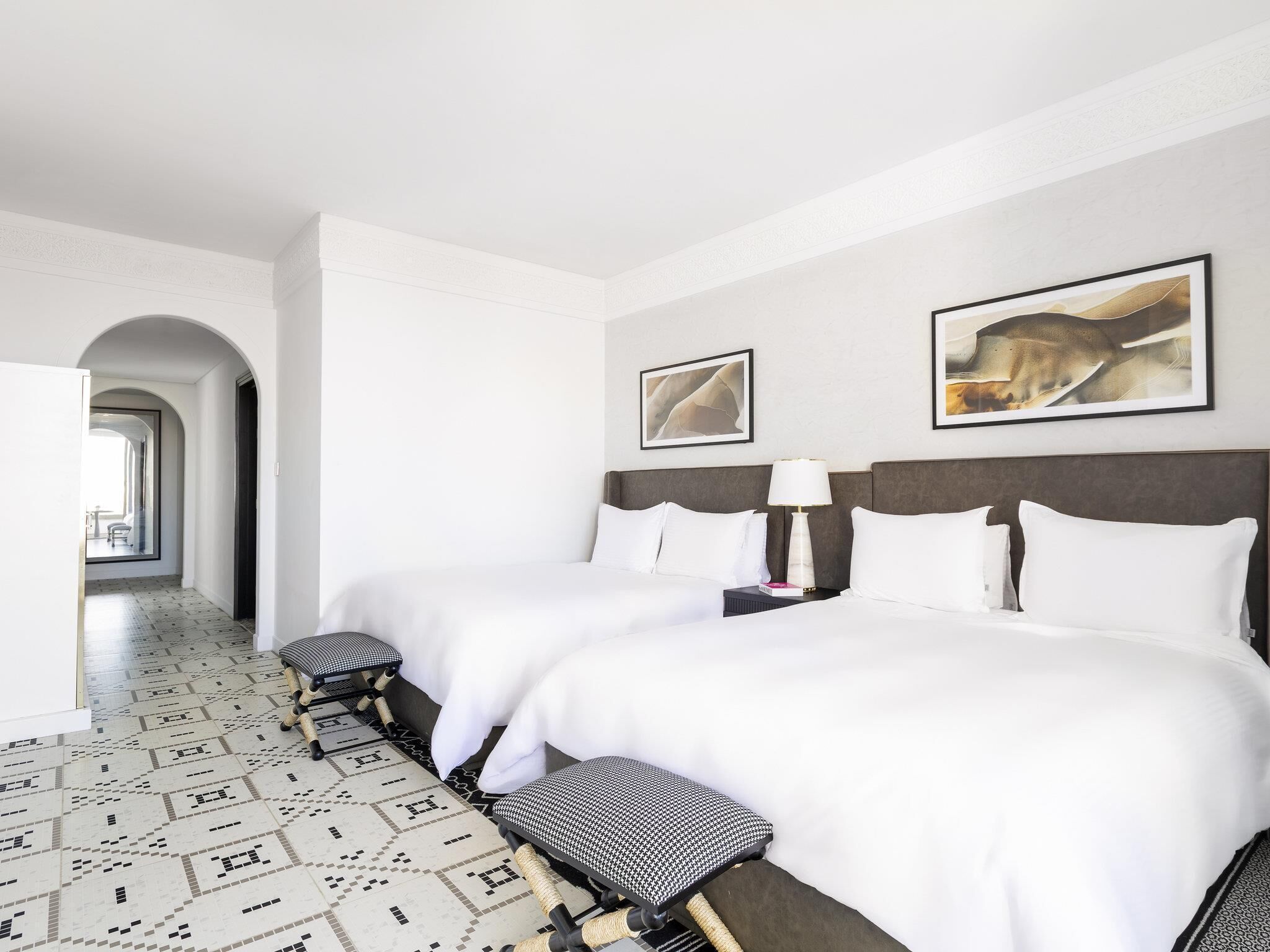 Premium bedding, pillowtop beds, minibar, in-room safe