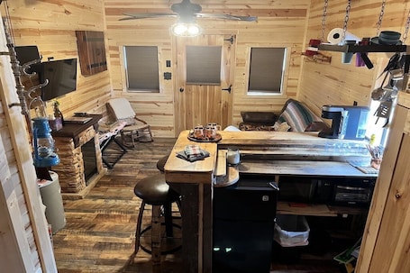 Interior. Cowboy Saloon Cabin