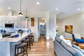 Fridge, microwave, oven, stovetop - Gulfview new construction w/private, heated pool and beach gear! (Port St Joe)