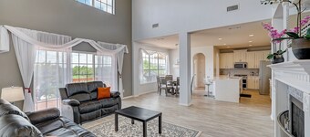 Spacious, dog-friendly home with two decks, views, grill, W/D & community pool