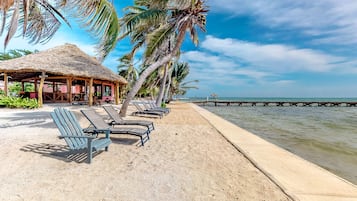 Accommodatie ligt op het strand