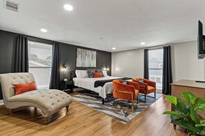 5 chambres, matelas mémoire de forme, rideaux occultants