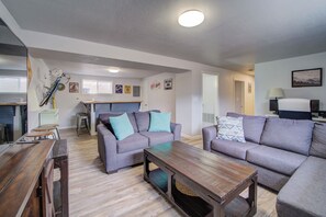 TV, offices - Trail Climb! Downtown Home w BBQ & Scenic Views! (Colorado Springs)