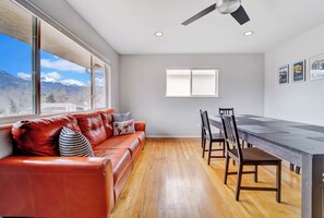 TV, offices - Trail Climb! Downtown Home w BBQ & Scenic Views! (Colorado Springs)