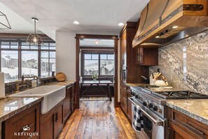 Fridge, microwave, oven, stovetop - Maison Moose | Ski-In/Ski-Out Luxury Deer Valley Condo at Arrowleaf | A Nestique Property (Park City)