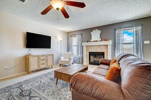 Home with backyard, central AC, & washer/dryer - drive minutes to downtown