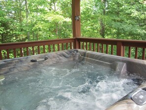 Idromassaggio all'aperto