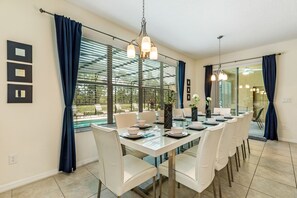 Dining - Contemporary 6 Bed 6 Bath Luxury Villa at Watersong (Davenport)