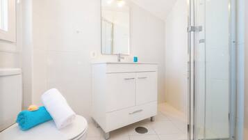 Shower, hair dryer