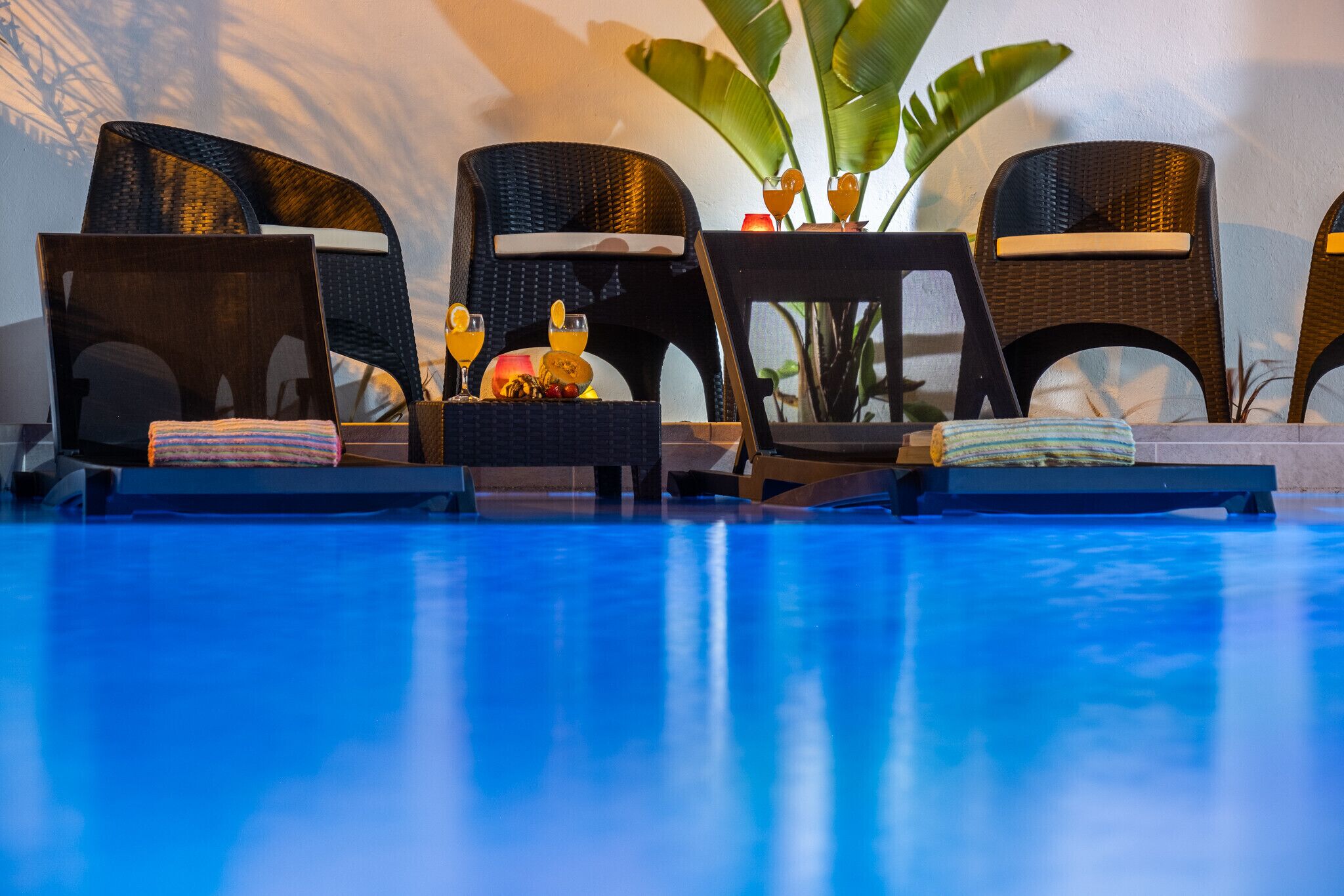 Una piscina climatizada