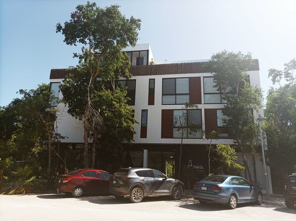 Façade de l’hébergement