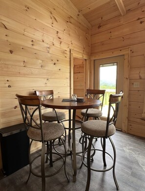 Dining - Elk Knob Escape ~ Cozy tiny cabin with an incredible view! (Boone)