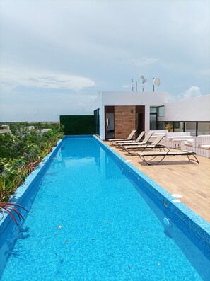 Outdoor pool - AC 1BR (Tulum)