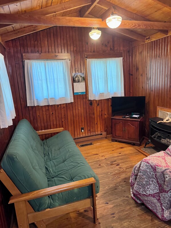 Smart TV y chimenea
