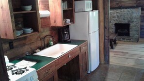 Microwave, oven, stovetop, coffee/tea maker