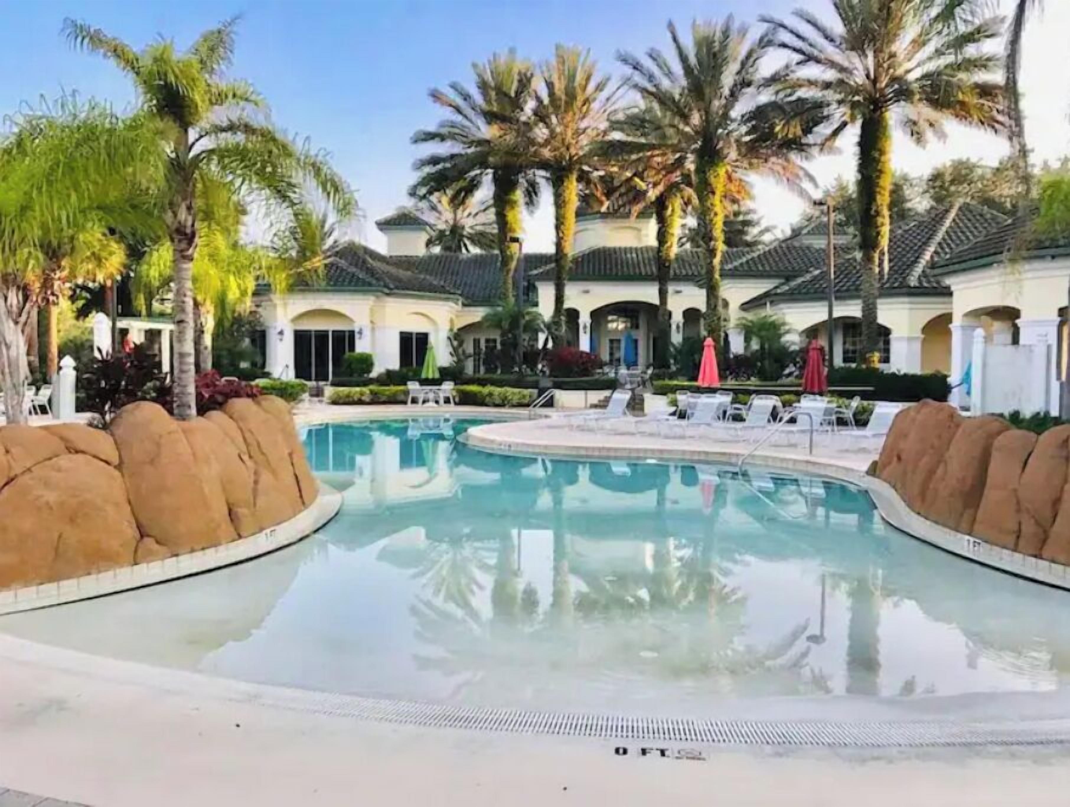 Una piscina riscaldata