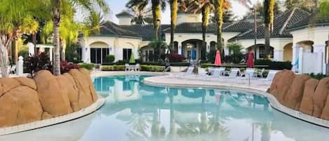 Una piscina riscaldata