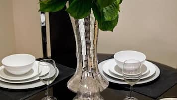 Apartment | Private kitchen | Fridge, microwave, oven, stovetop