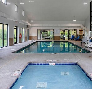 Indoor pool, outdoor pool
