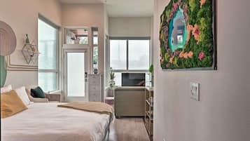 1 chambre, fer et planche à repasser, Wi-Fi gratuit, draps fournis